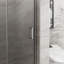 Porte de douche pliante en verre 34 "x 72" pliable sans cadre 1/4 "en verre trempé pivotant, pliable-121998772