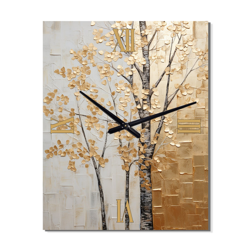 Horloge murale Clemones - Trees, Petit
