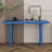 Console Table With Unique Side Shapes, Modern Entryway Sofa Table, MDF With Oak Veneer Top, Entryway Table-258622196