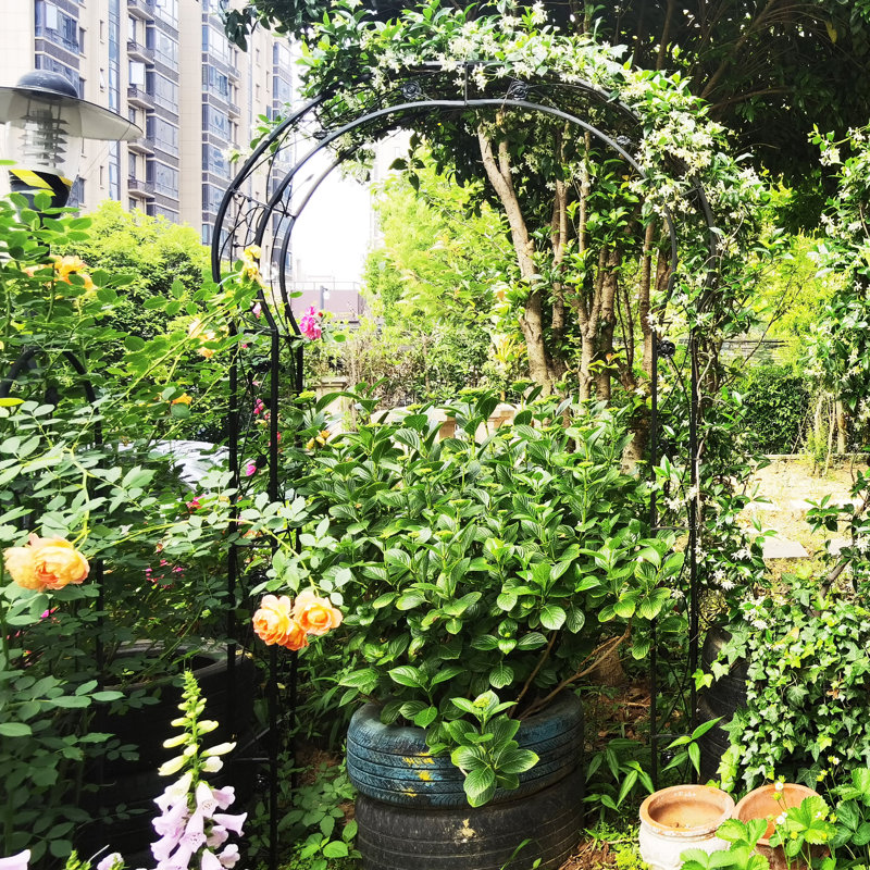 Arche de jardin en métal assembler librement avec 8 styles de tiges de jardin