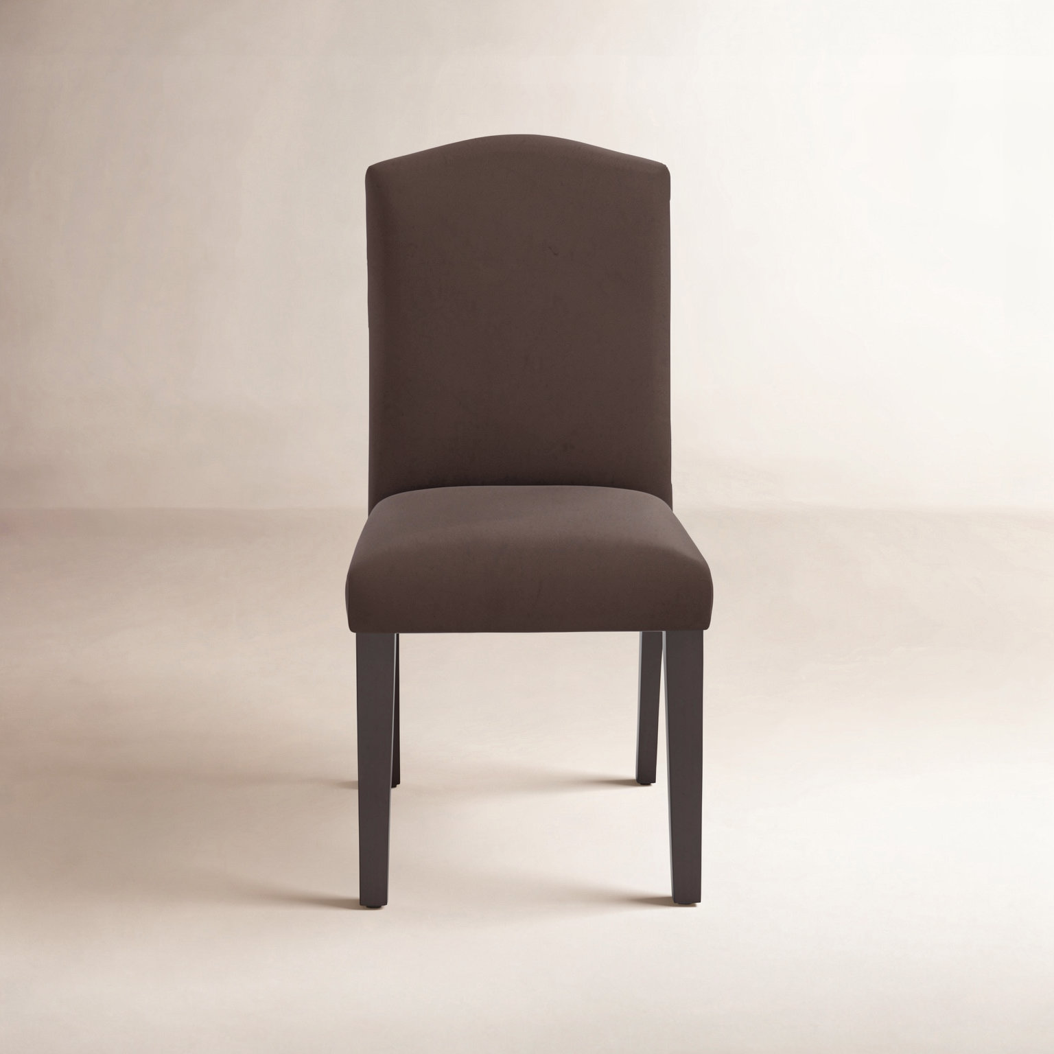 Estrela Dining Chair, Classic Chocolate Velvet, Espresso