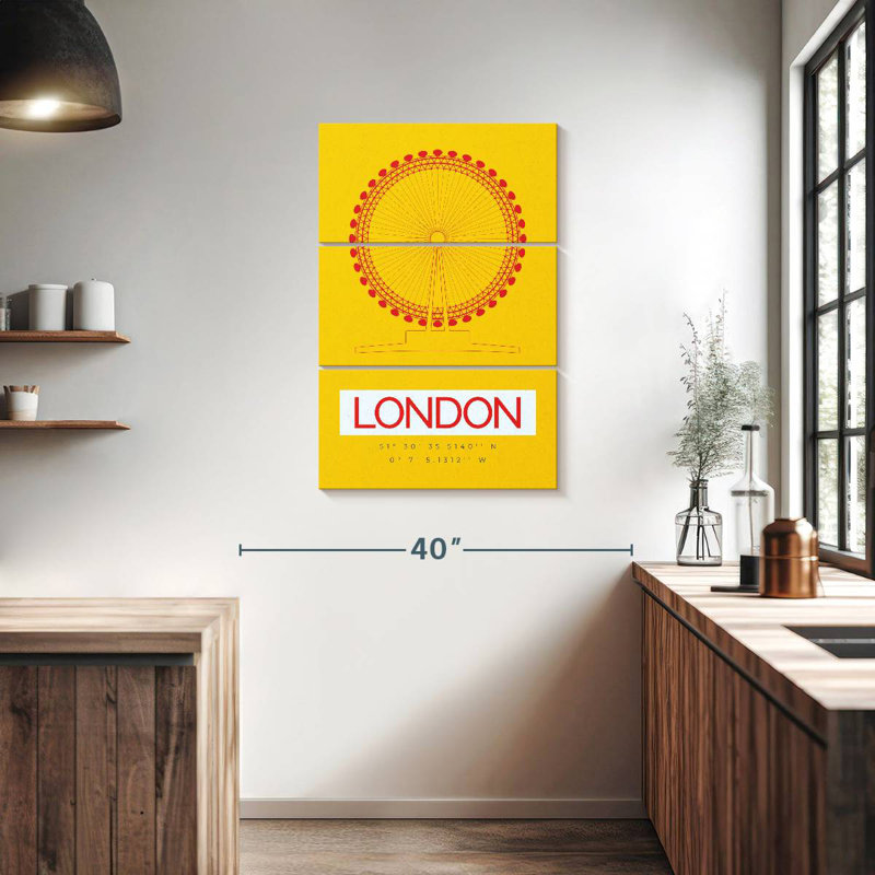 Masam London - London Eye, H 38 po x l 24 po