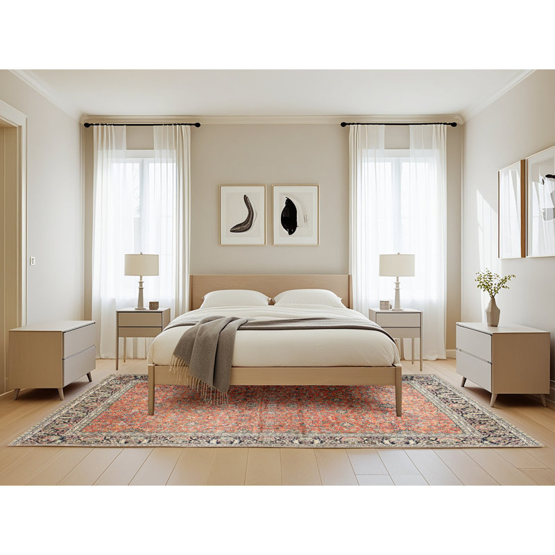 Krzysztof Oriental Indoor Rug, Rectangle 5' x 8'