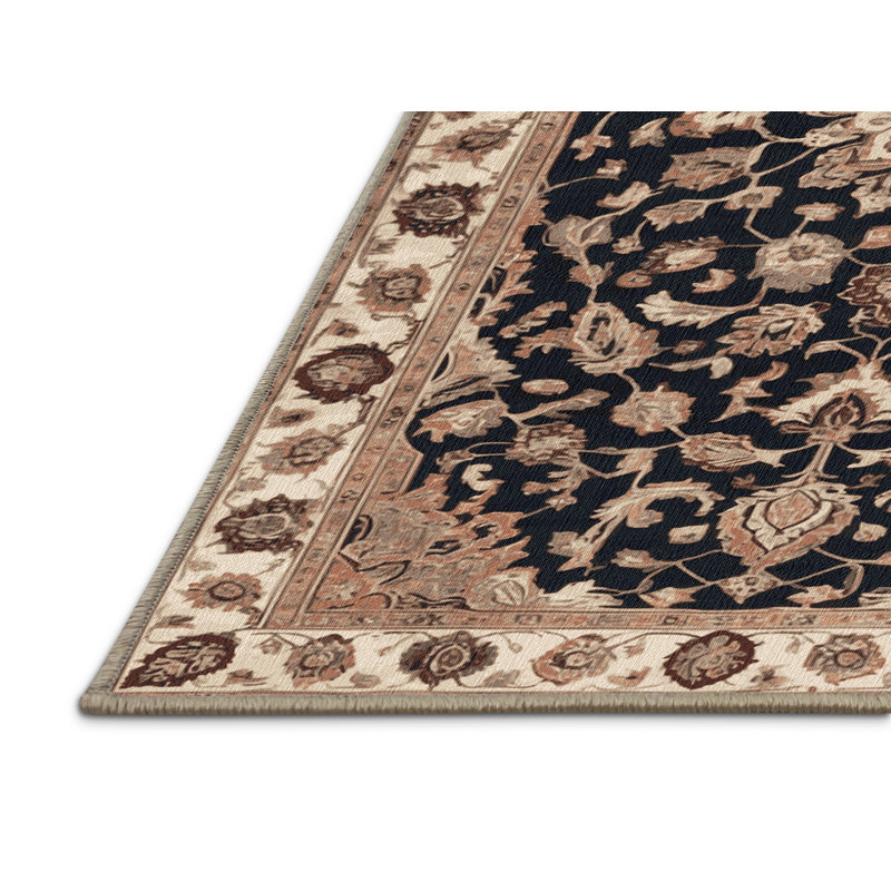 Tapis brun lavable à la machine, Rectangle 2 pi x 3 pi