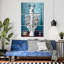«Funny Animal Llama On A Toilette», reproduction sur toile 3 pièces par Furry Portraits-93061238