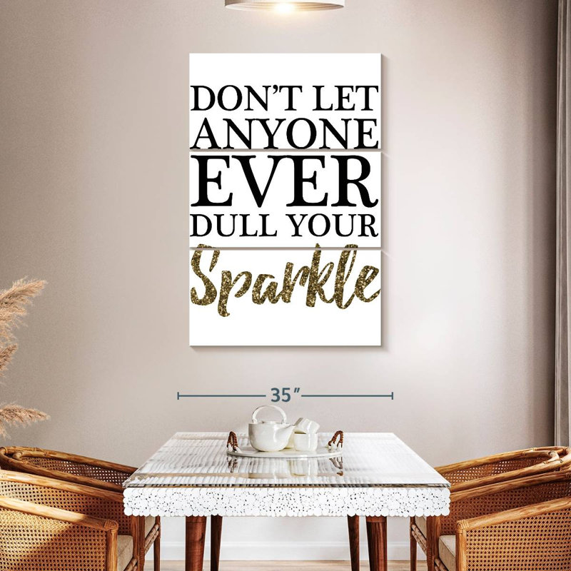 Tergel Your Sparkle, 50" H x 32" W