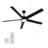 66 Inch Aluminium Blade Ceiling Fans With Lights And Remote