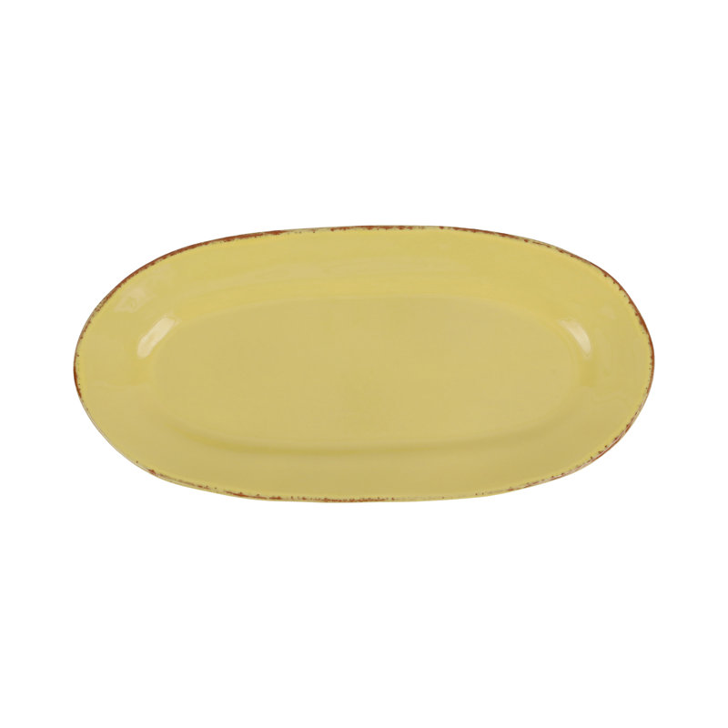 Cucina Fresca Terra Cotta Platter, Saffron