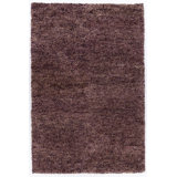 Izzie Wool Area Rug in Purple