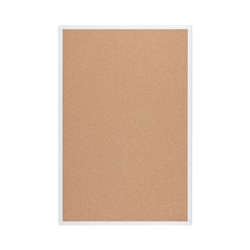 Maya Wall Mounted Magnetic Bulletin Board, Yellow, 120cm H x 180cm L x 1.5cm D