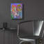 Art mural en verre 12 "x 16"