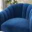 Aketza Velvet Swivel Barrel Chair-2123254888