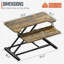 Adjustable Metal Base Standing Desk Converter