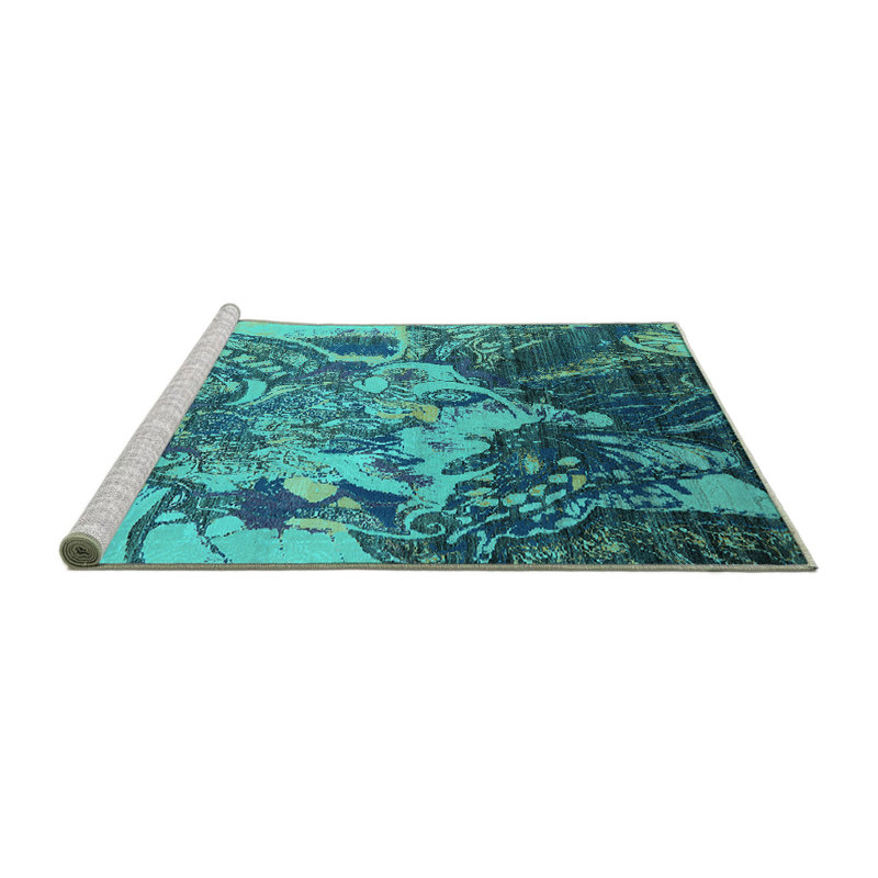 Breydon Performance Abstract Indoor Rug, Square 8'