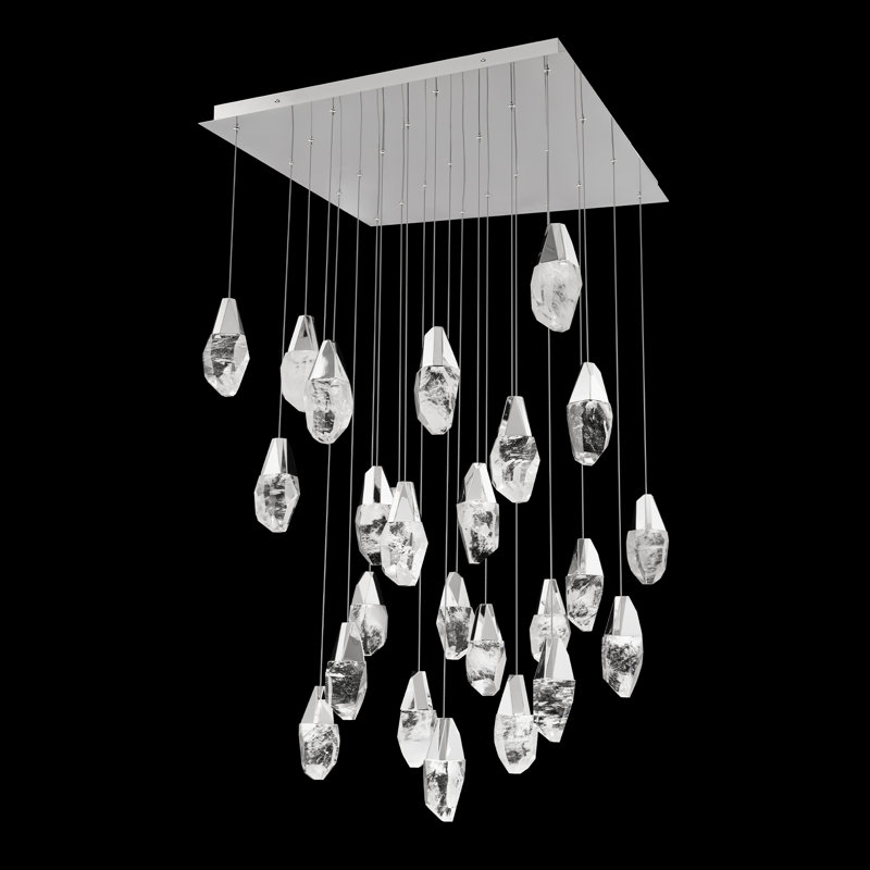 Martini 25 - Light LED Pendant, Clear, Polished Nickel