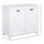 Armoire de salle de bain inclinable HOMcom