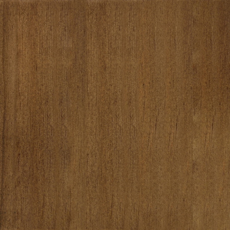Walnut and Linen Foldable 3-Panel Screen