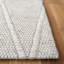 Tapis ivoire tissé à plat à la main Saco-18723583