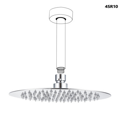 Rain Rain Shower Head 1.8 GPM GPM