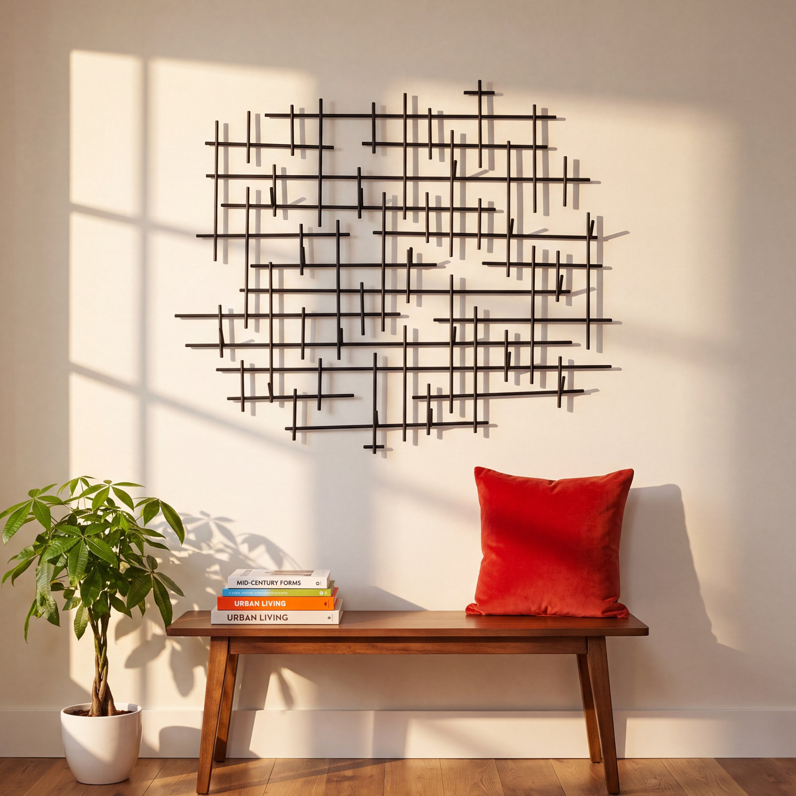 Visalia 16-Hook Coat Rack