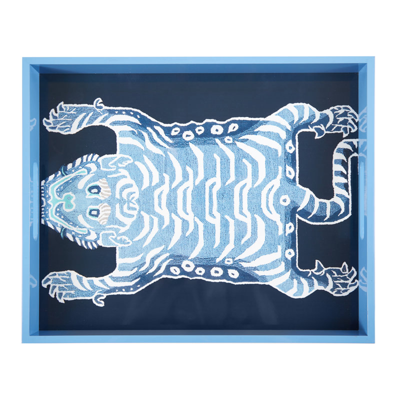 TIGER RECTANGULAR TRAY MARINE 17" D X 2" H