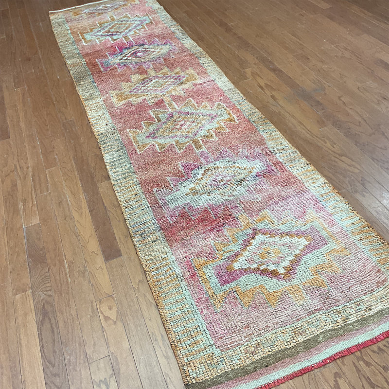 Bungalow Rose Handmade Turkish Oushak Wool Runner