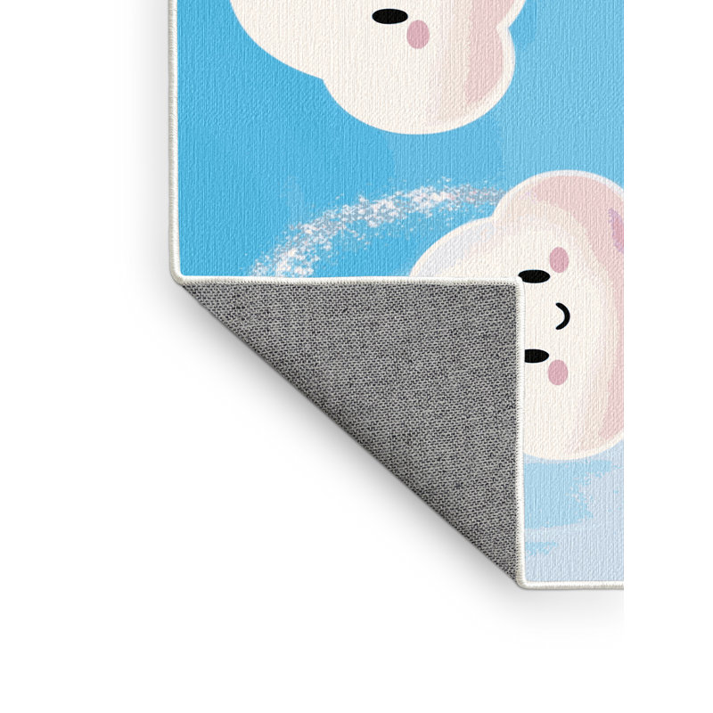 Tapis de chambre de bébé Zoomie Kids, Rectangulaire 8 pi x 10 pi