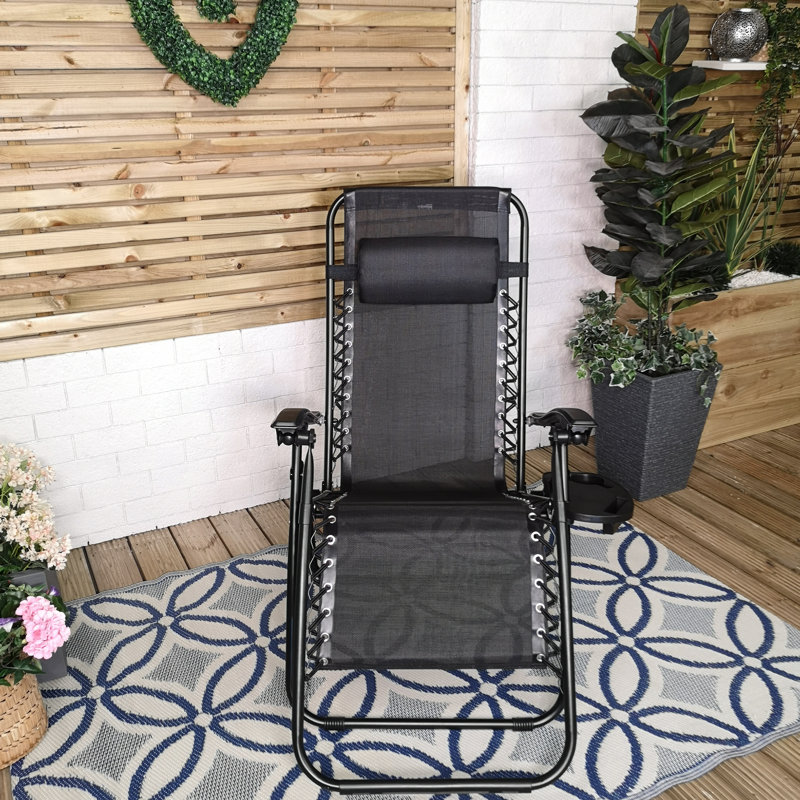 Chaden Metal Outdoor Lounge Chair