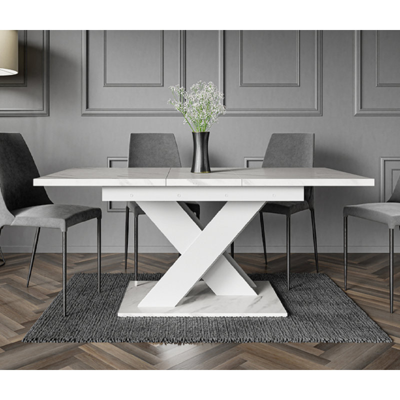 Extendable Dining Table, Black