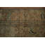 Tapis traditionnel pré-1900 à teinture végétale antique 12 x 17