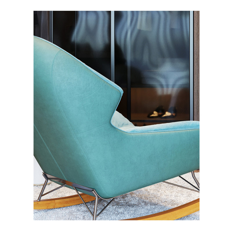 Chaise ergonomique avec tissu respirant et structure en fer