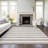 Washable Striped Indoor / Outdoor Rug-1206221671