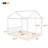 Queen Size Wooden House Bed With Headboard,White-1387314131