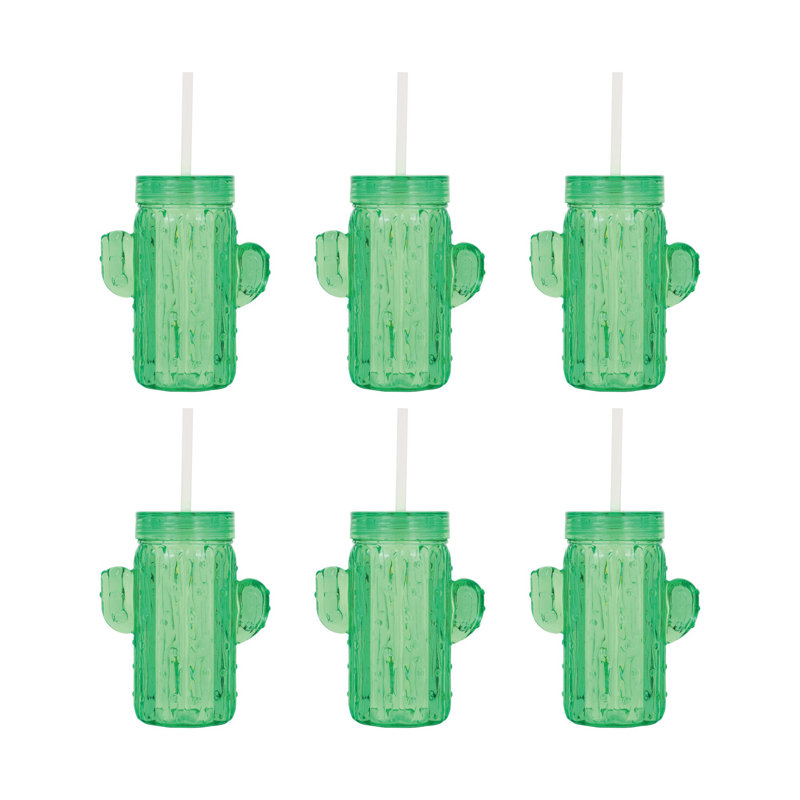 6-Piece Cactus 13oz Tumbler