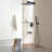 Shower System With Tub Spout, All Metal Tub Shower Faucet Set With 12" Rain Shower Head And Handheld Spray Combo, Wall Mounted Tub Shower Systems With Valve And Trim Kit