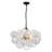 Ahona 3 - Light Ribbed Glass Globe Chandelier-1701718920