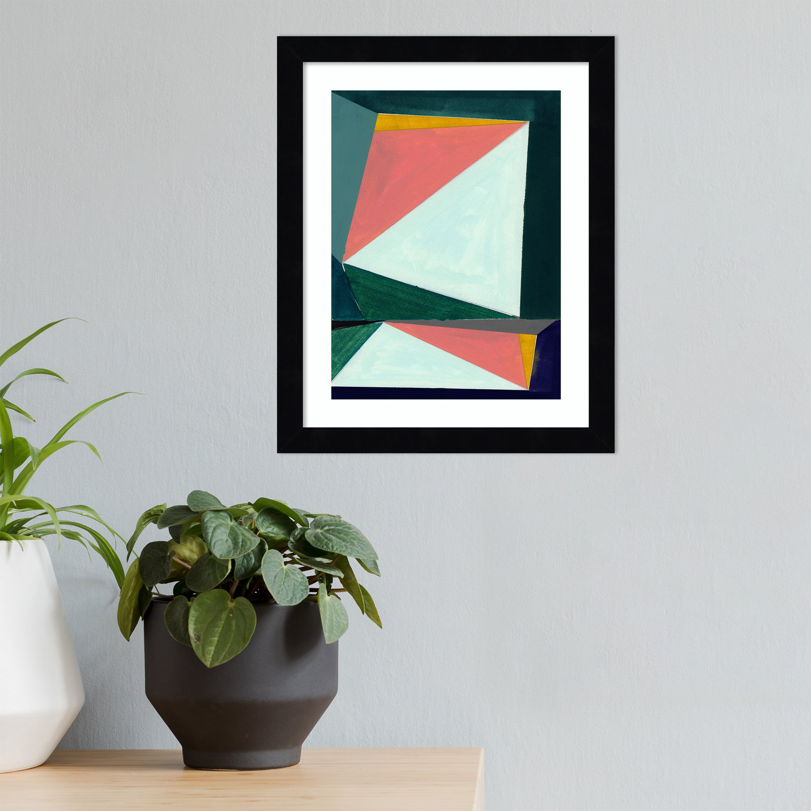 Chop I by Cartissi, 11" W x 13" H, Black
