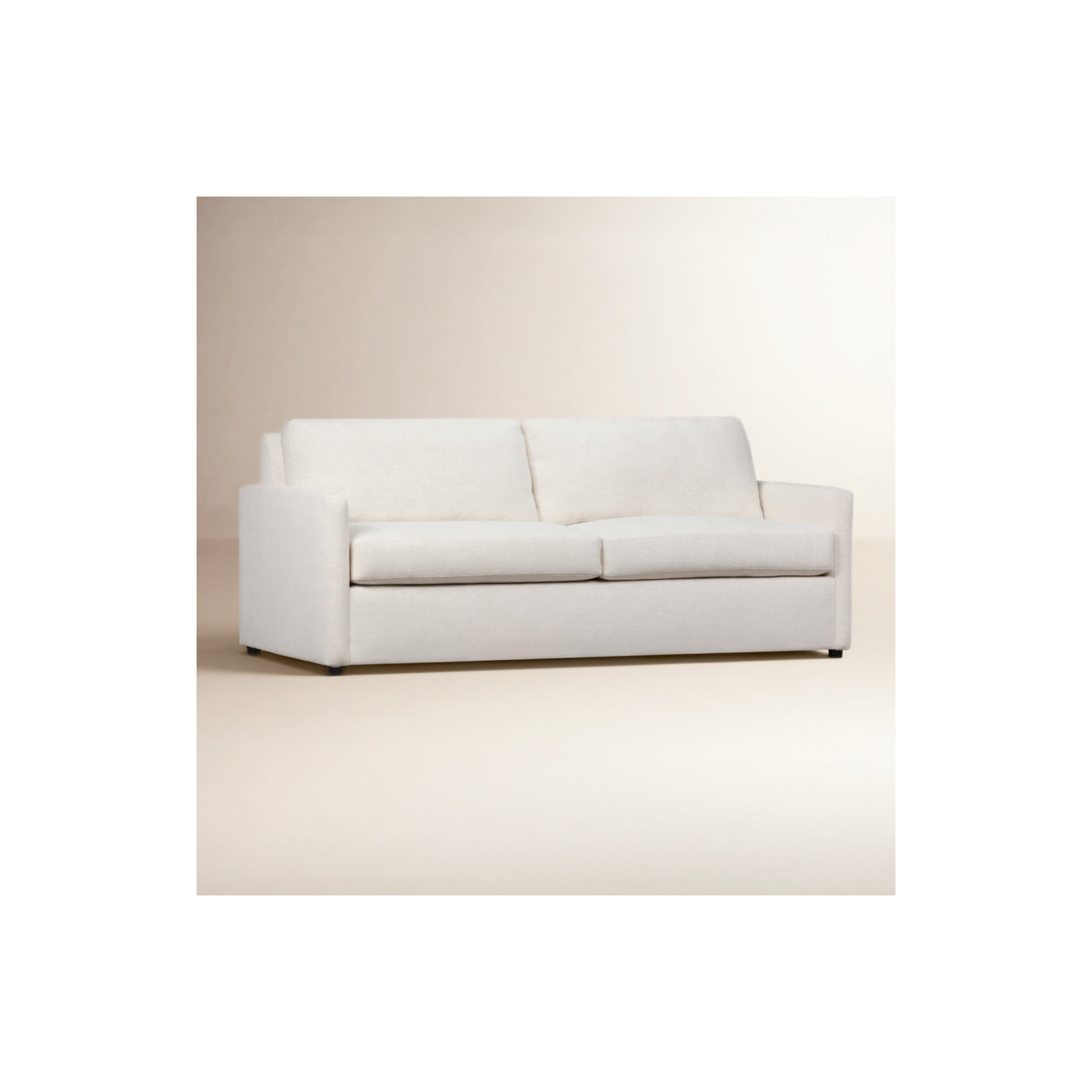 Damari 84" Upholstered Queen Sleeper Sofa, Nomad Snow Crypton® Chenille