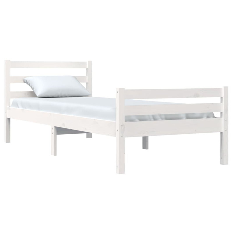 Maxton Solid Wood Bed, Black, 200 x 200cm