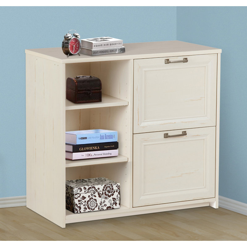 Buckie 31.5'' Wide 2 -Drawer File Cabinet, Cream