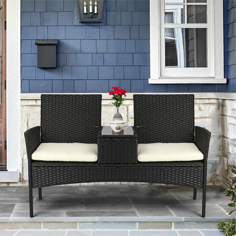 0cm Wide Loveseat, Beige