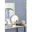 Miroir rond, miroir circulaire avec cadre en fer-155565804