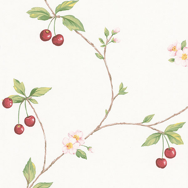 Laneer 32.7' x 20.5" Cherry Trail Wallpaper August Grove®