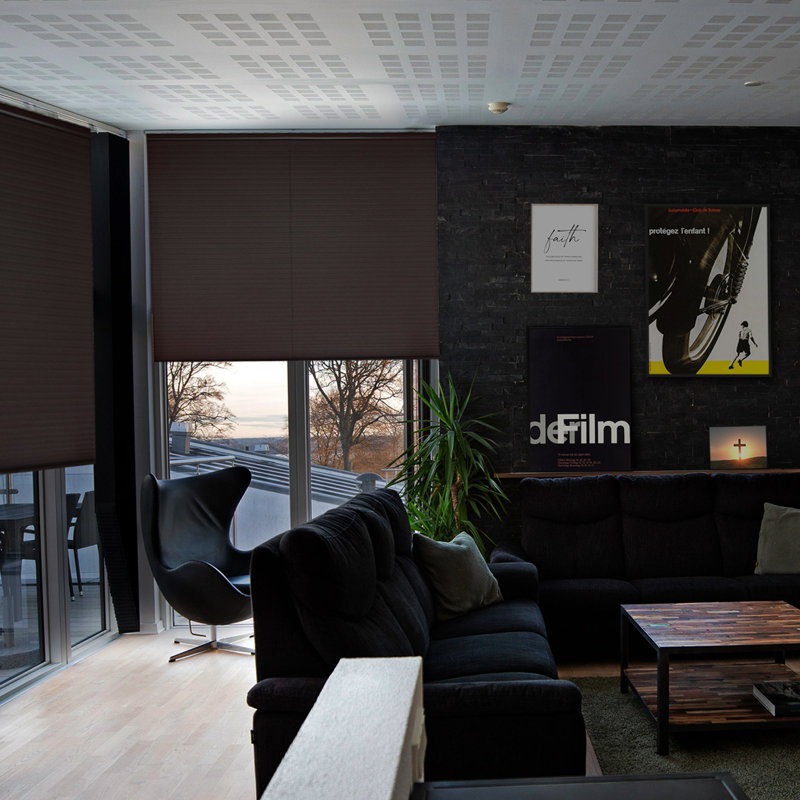  Store alvéolaire occultant, Brun, L 29 po x L 24 po