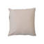 Coussin carré en coton flammé brodé avec des arbres et des nœuds français
