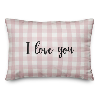  Coussin décoratif I Love You