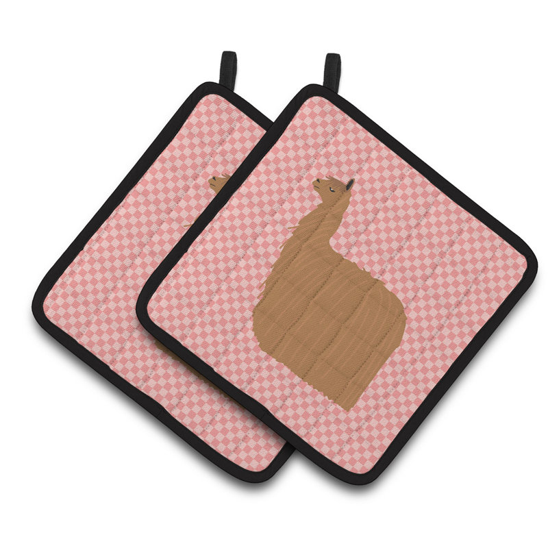 Caroline's Treasures Polyester Potholder, Pink