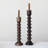 Hand Carved Wood Taper Candle Holder-11865078-1233853