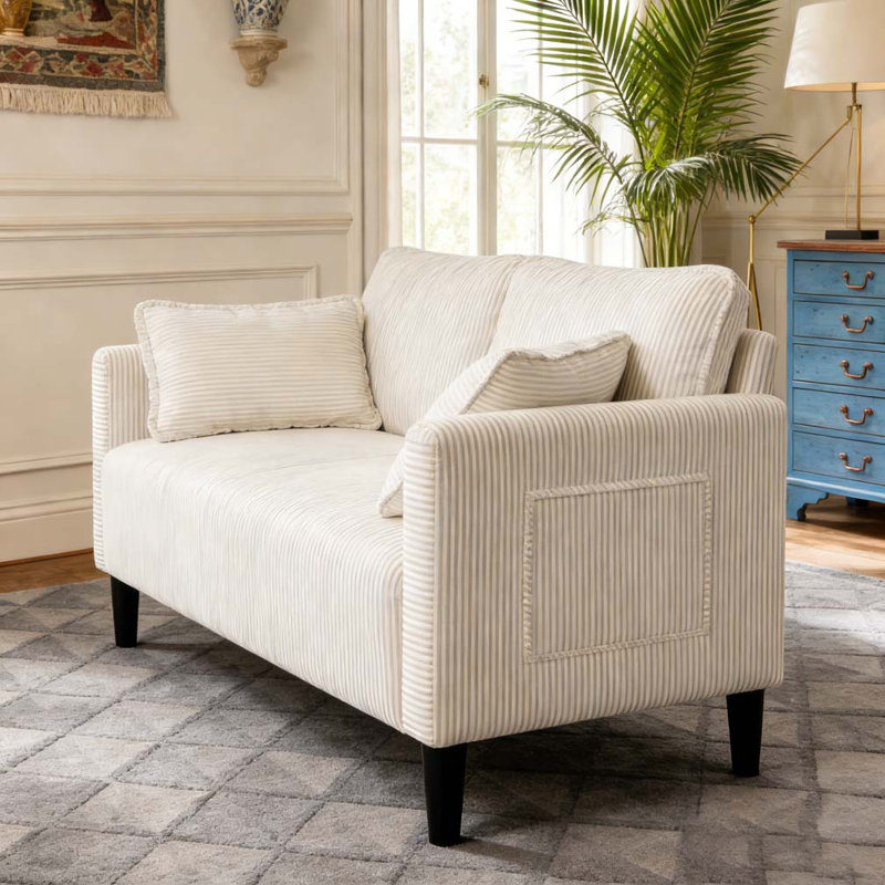 Causeuse 48 po, Beige