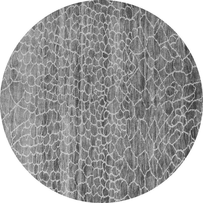 Animal Print Indoor Rug, Round 4'